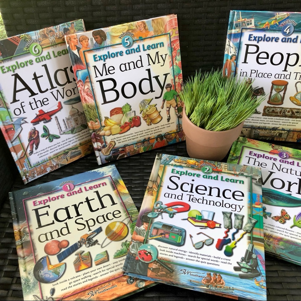 EXPLORE & LEARN HARDCOVER all 6 Volumes BRAND NEW UNTOUCHED